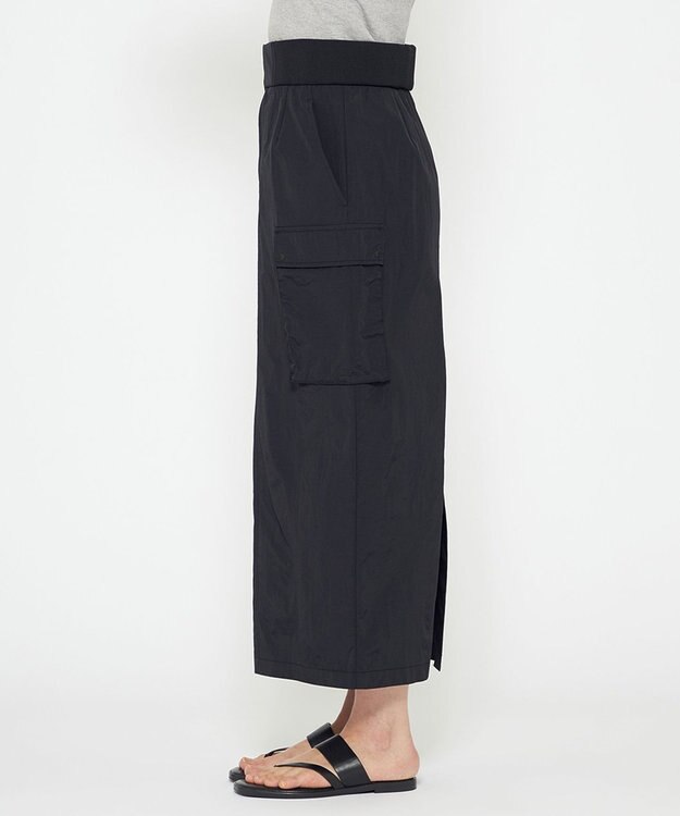 uncrave 【撥水・洗濯機洗い可】プルーフ ナイロン スカート（uncrave WHITE） ブラック