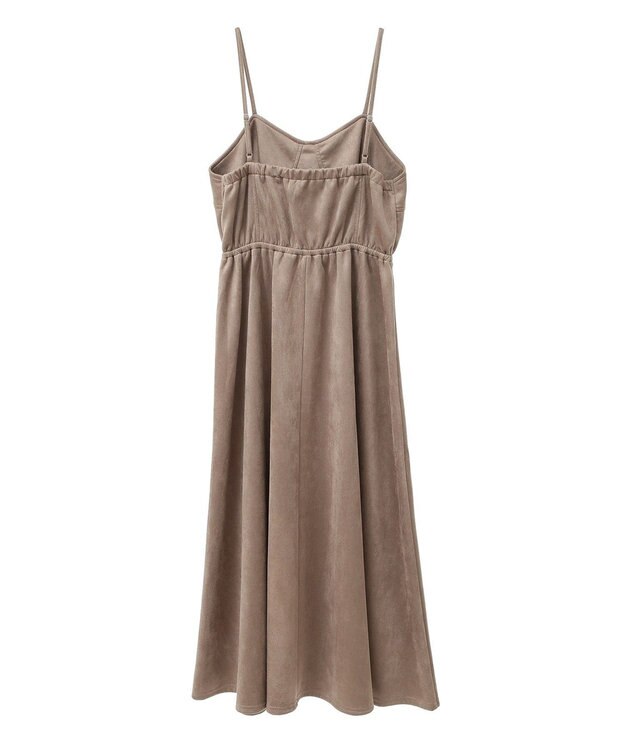 Green Parks ・ＳＵＧＡＲ　ＳＰＯＯＮ　スエードポンチキャミワンピ Beige