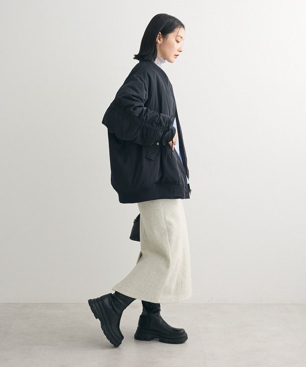 Green Parks ・ｓｗｉｎｇ　ｂｙ　中綿ボリュームスリーブＭＡ－１ Black