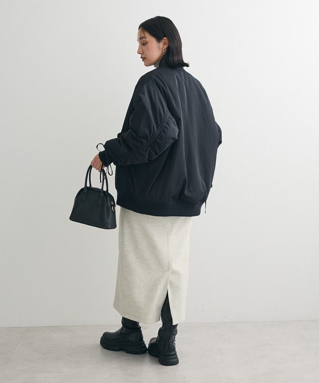 Green Parks ・ｓｗｉｎｇ　ｂｙ　中綿ボリュームスリーブＭＡ－１ Black