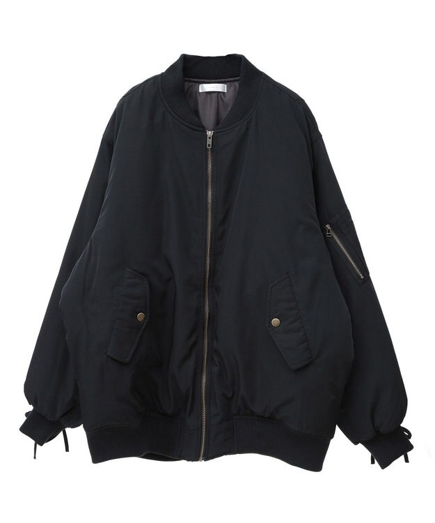 Green Parks ・ｓｗｉｎｇ　ｂｙ　中綿ボリュームスリーブＭＡ－１ Black