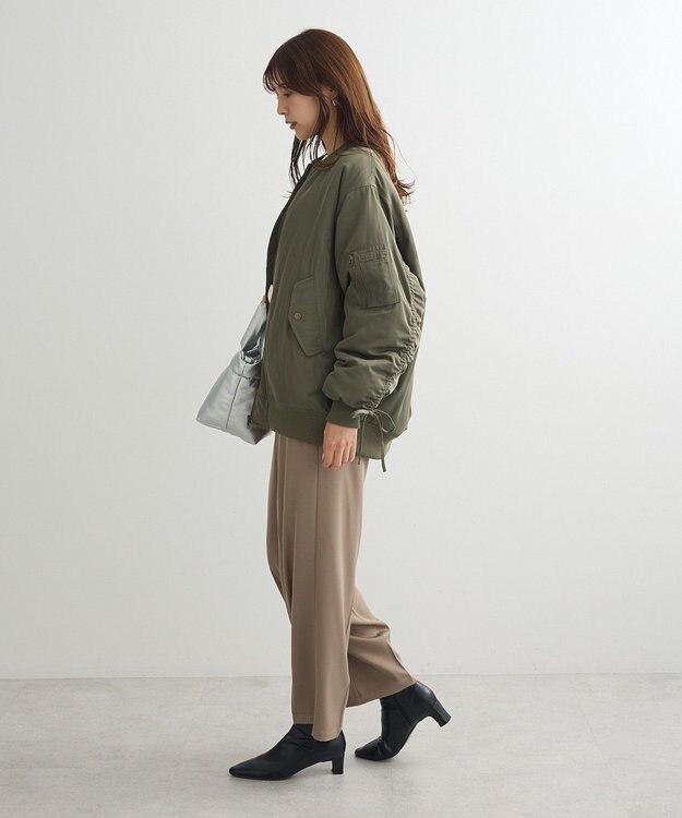 Green Parks ・ｓｗｉｎｇ　ｂｙ　中綿ボリュームスリーブＭＡ－１ Khaki