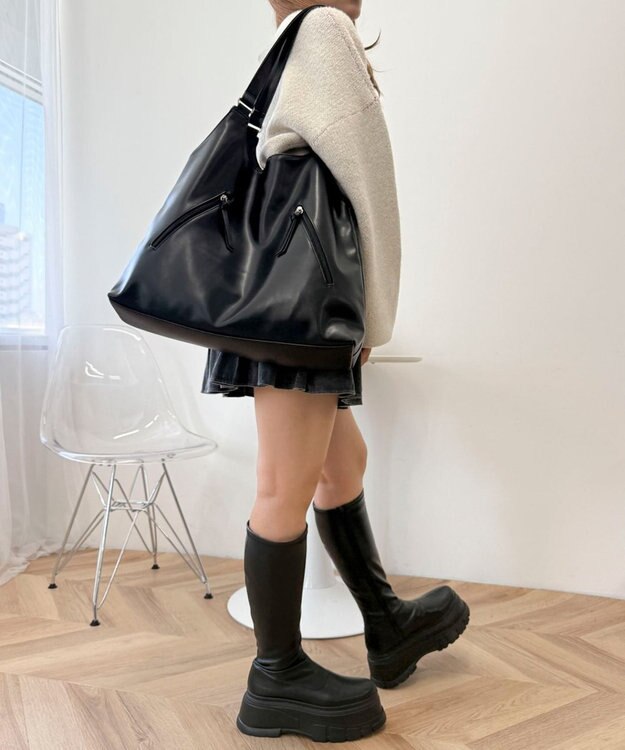 WEGO トライアングルトート ブラック