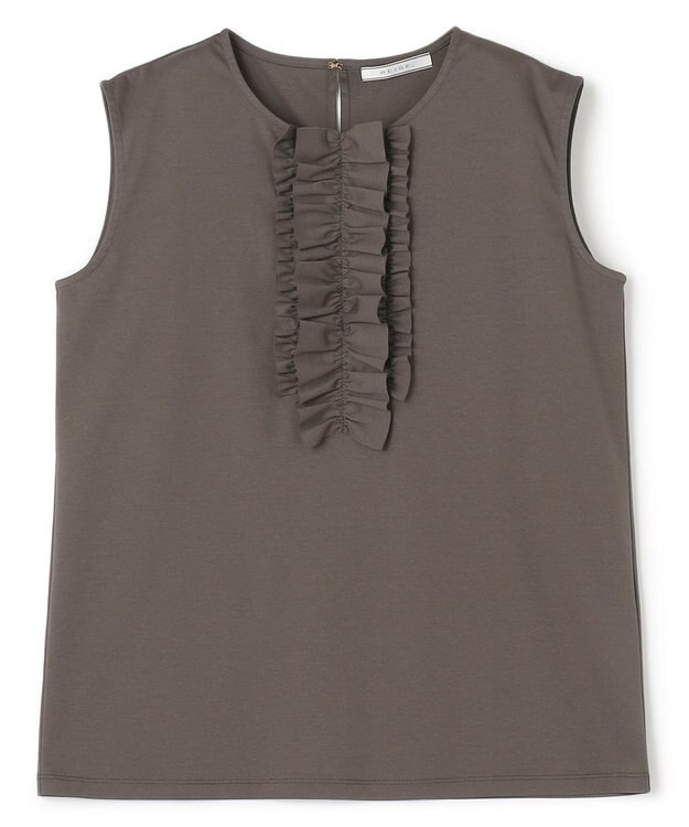 BEIGE， 【S-size】GERBERA / フリルトップス Khaki