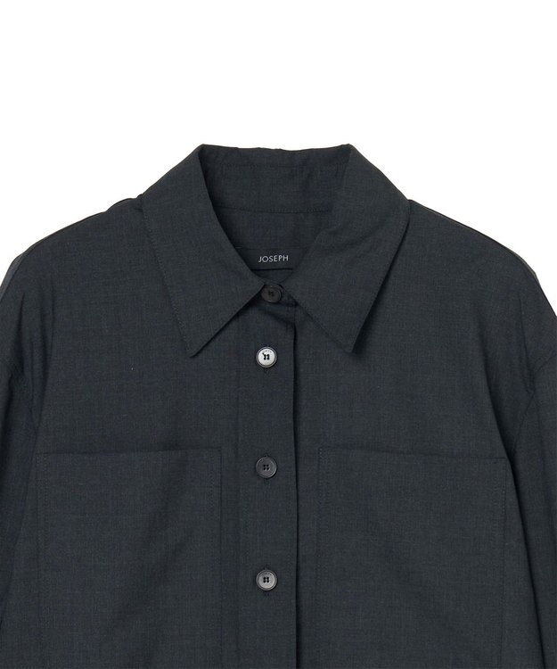 JOSEPH ライトテーラリング　シャツ Smoke