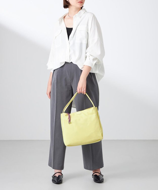 Y'SACCS 【大人のおしゃれ手帖10月号掲載】市川実和子×Y'SACCS　ナイロンすっきりトート イエロー系その他