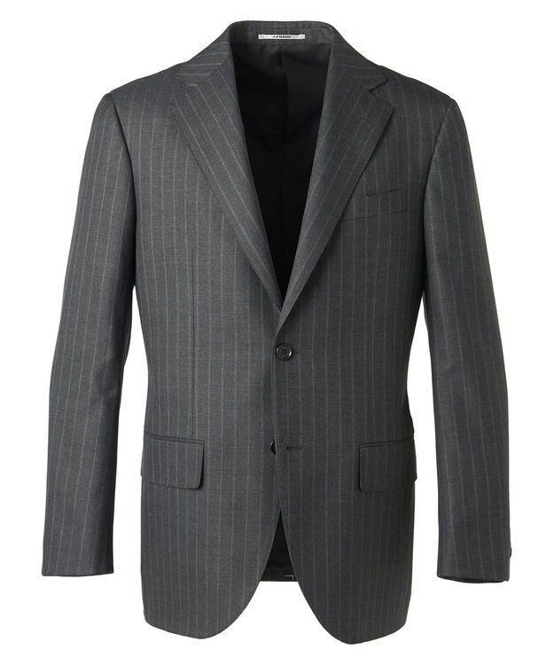 J.PRESS MEN 【WEB・一部店舗限定】インテリジェントストライプ スーツ / 総裏 グレー系2
