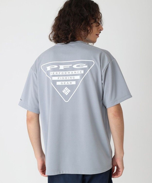 Columbia Columbia/ ディスペアベイオムニフリーズゼログラフィックショートスリーブTシャツ /コロンビア Columbia Grey
