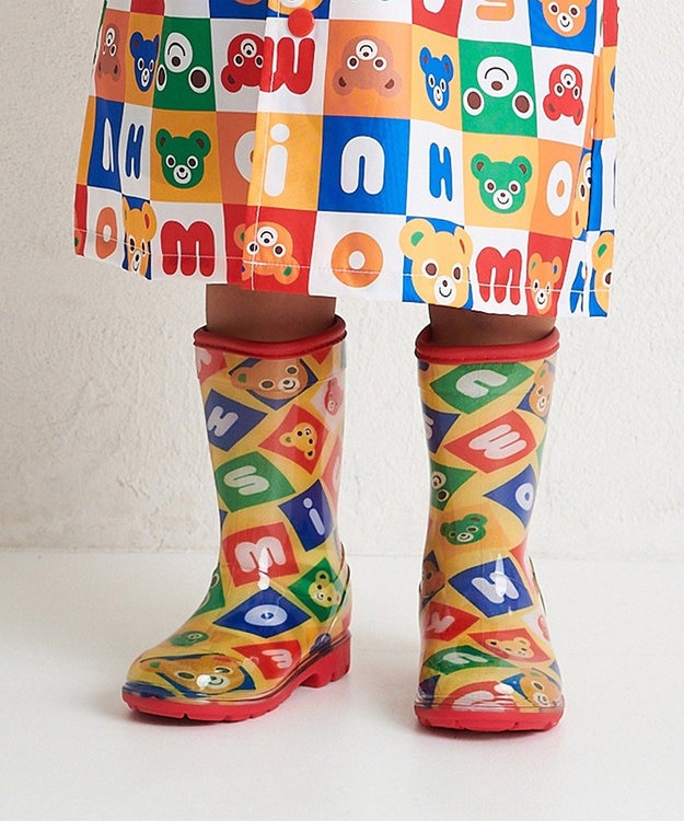 MIKI HOUSE HOT BISCUITS 【ミキハウス】【13-19cm】 レインブーツ マルチカラー