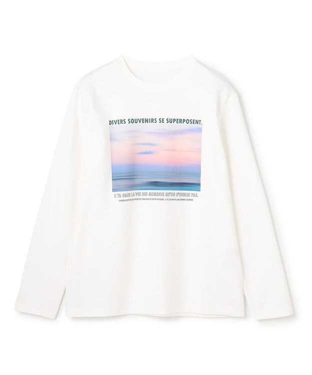 UNFILO コットンスムース グラフィックＴ オフ転写