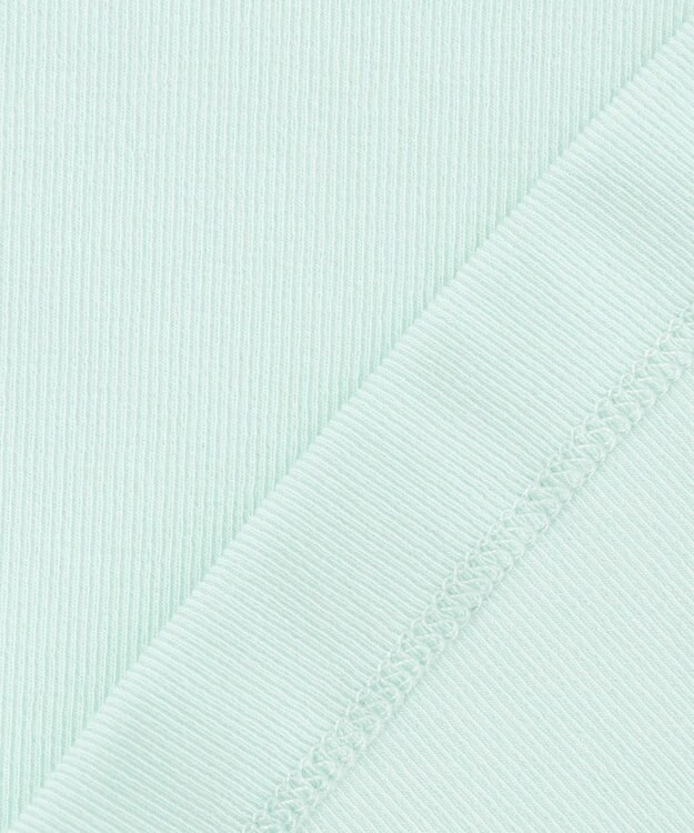 UNFILO ドライタッチリブ カーディガン サックス