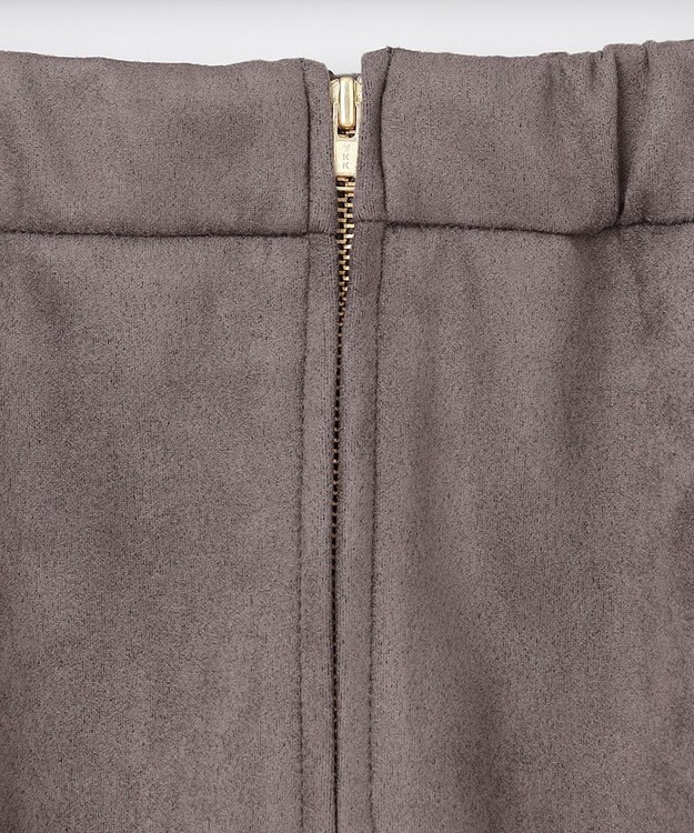 J.PRESS LADIES 【洗える】スエードダンボール スカート ブラウン系