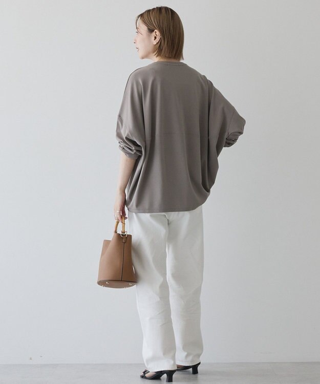 AMERICAN HOLIC コクーンポンチプルオーバー Gray Beige