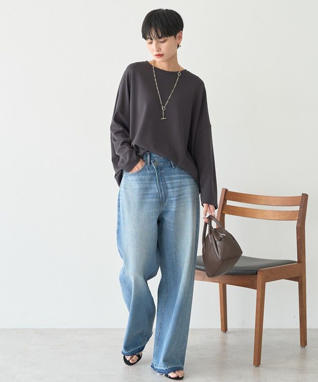 AMERICAN HOLIC コクーンポンチプルオーバー Charcoal Gray