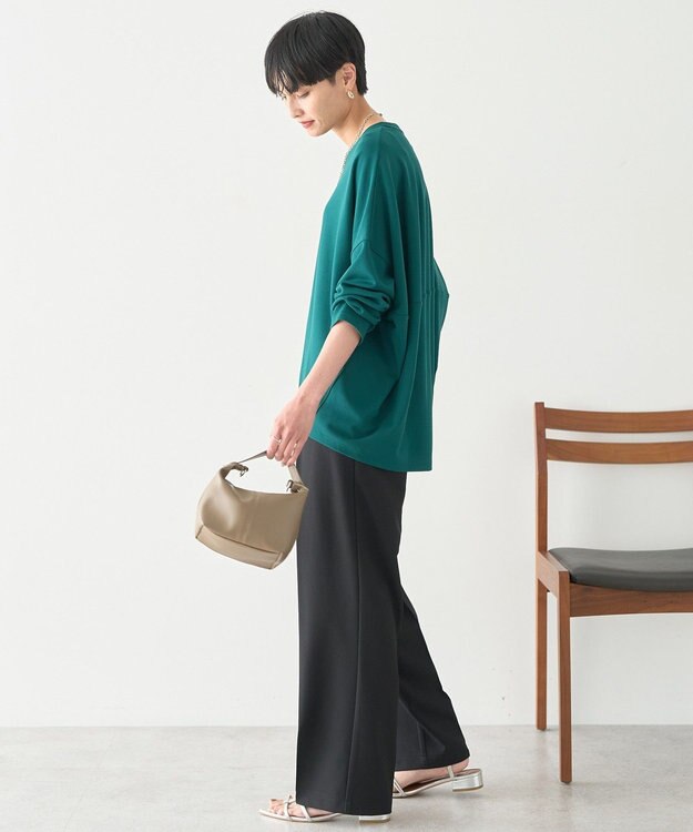 AMERICAN HOLIC コクーンポンチプルオーバー Dark Green