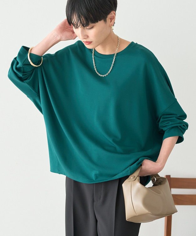 AMERICAN HOLIC コクーンポンチプルオーバー Dark Green