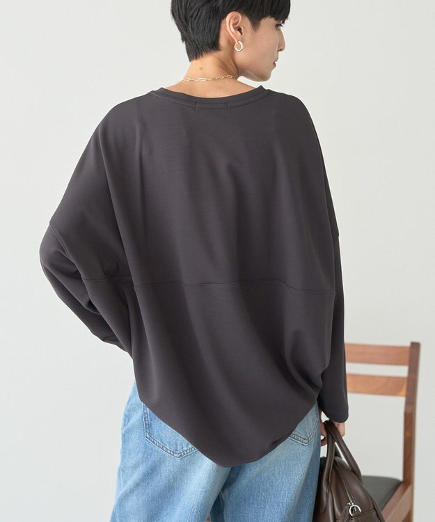 AMERICAN HOLIC コクーンポンチプルオーバー Charcoal Gray