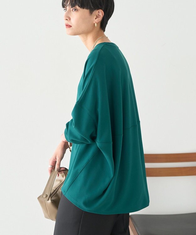 AMERICAN HOLIC コクーンポンチプルオーバー Dark Green