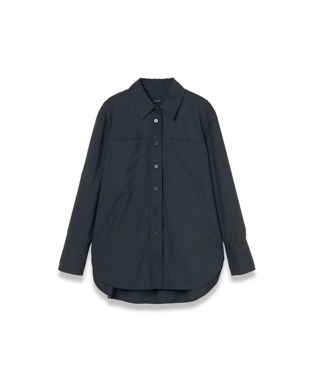 JOSEPH ライトテーラリング　シャツ Smoke