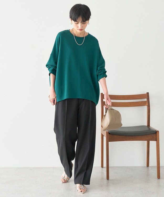 AMERICAN HOLIC コクーンポンチプルオーバー Dark Green