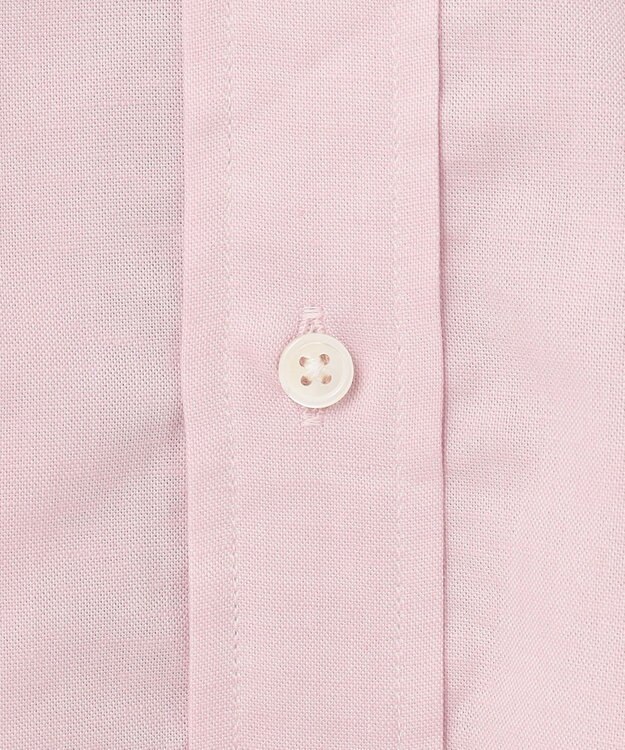 J.PRESS MEN 【HYBRID LINEN】ボタンダウンシャツ ピンク系