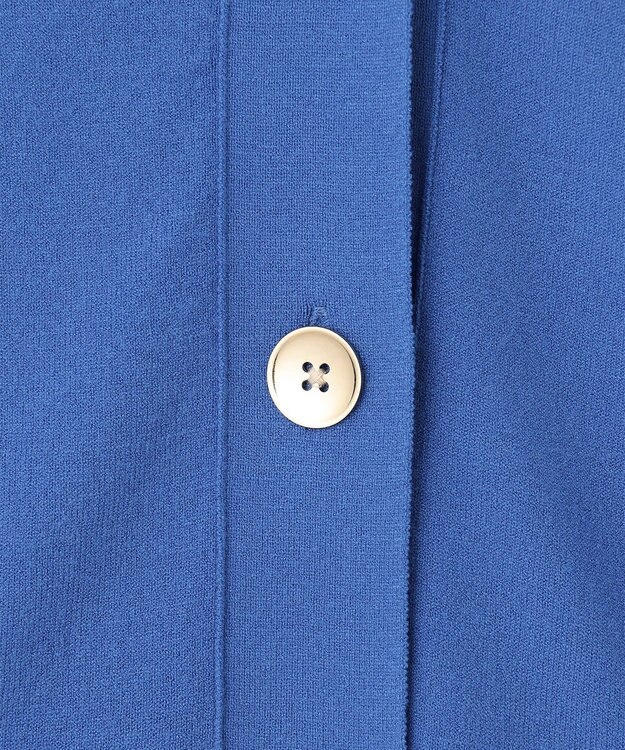 23区 【洗える】コンフォートストレッチ カーディガン ブルー系