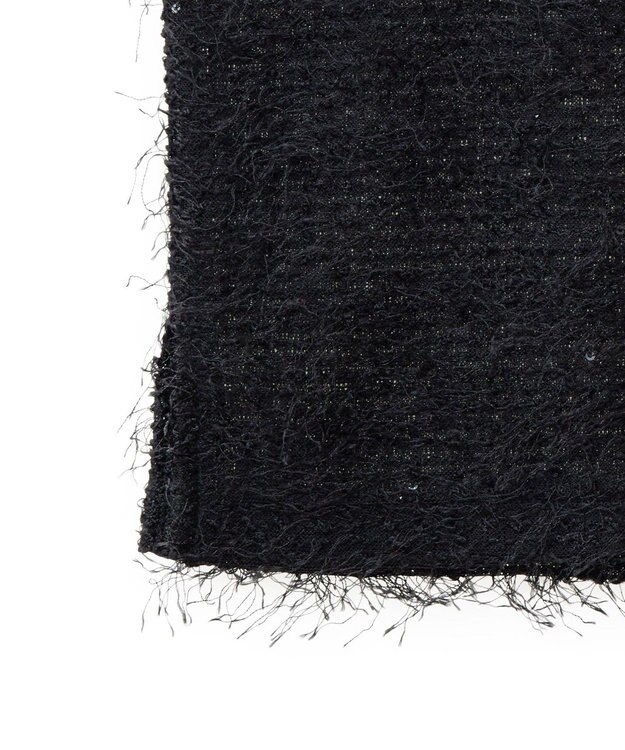 Green Parks フェザーヤーンショートベスト Black