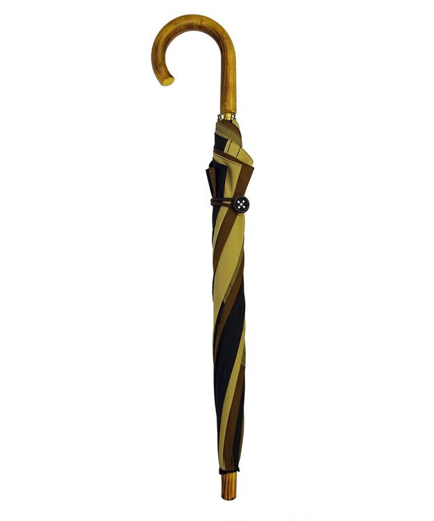 +RING 【限定/日本製】プラスリング 晴雨兼用傘（長ショート）BRN SR306 ブラウン