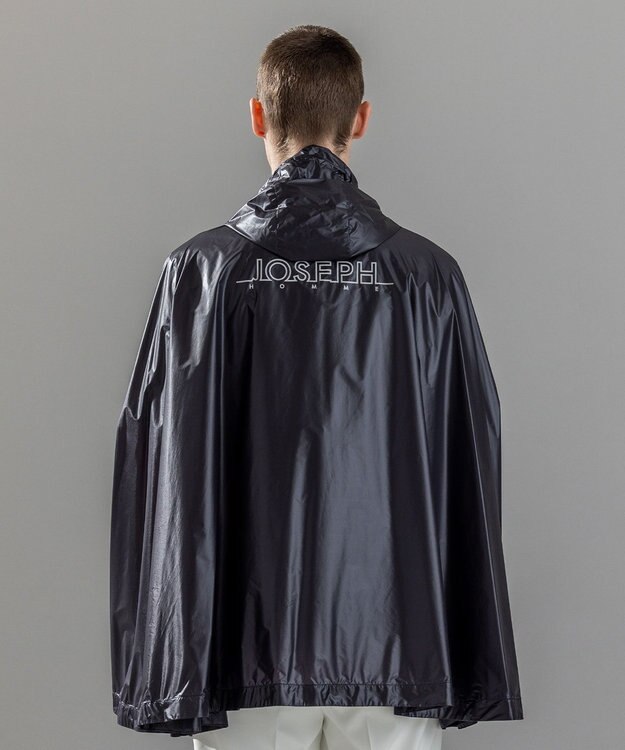 JOSEPH HOMME 新素材【撥水/超軽量/パッカブル仕様】ライトリップストップ ポンチョ ブラック系