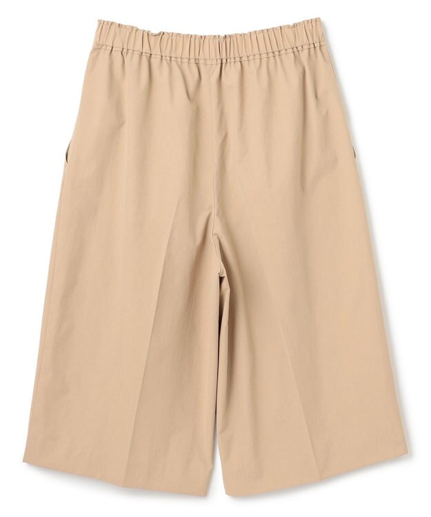 BEIGE， 【接触冷感/UVカット/洗える】YANN / ウエストゴムハーフタックパンツ Beige