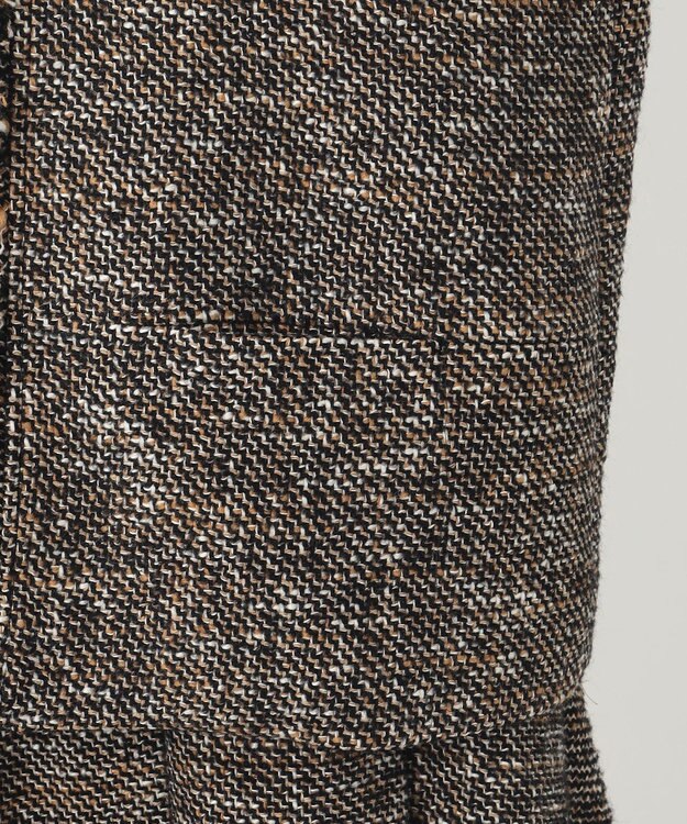 23区 【R(アール)】GIOLICAミックスツイードジャケット キャメル系