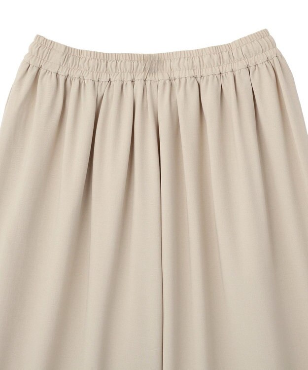 Green Parks イージーケアワイドガウチョパンツ Light Beige