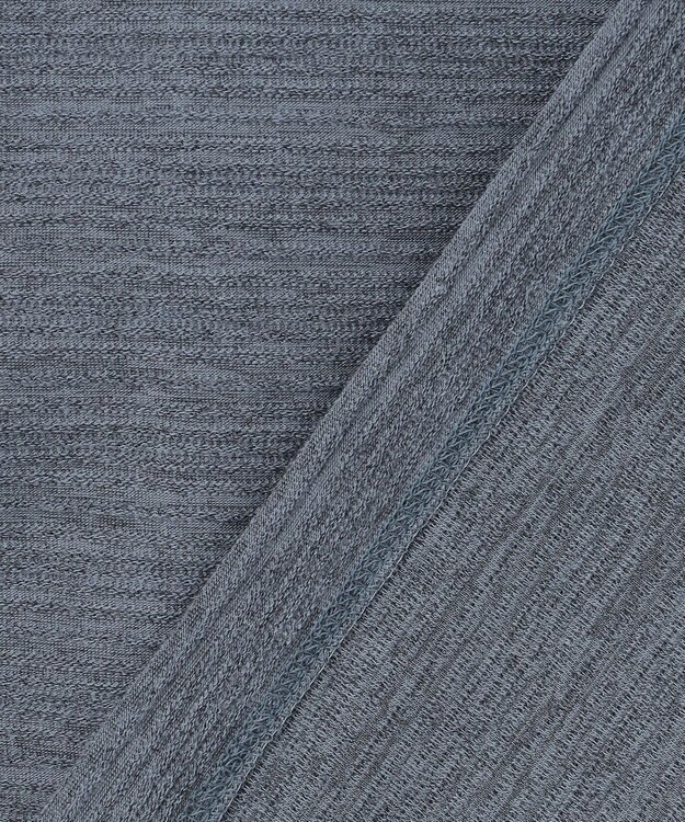 JOSEPH HOMME メランジリップル　Vネックカットソー ブルー系