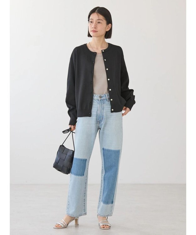 AMERICAN HOLIC エコカルットクルーネックカーディガン Black