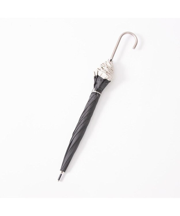 UNBILLION カシュネ cachenez / 【晴雨兼用】【日傘】 【UV カット率99.999.9％以上】PUバイカラーフリルバルーンショートパラソル ブラック