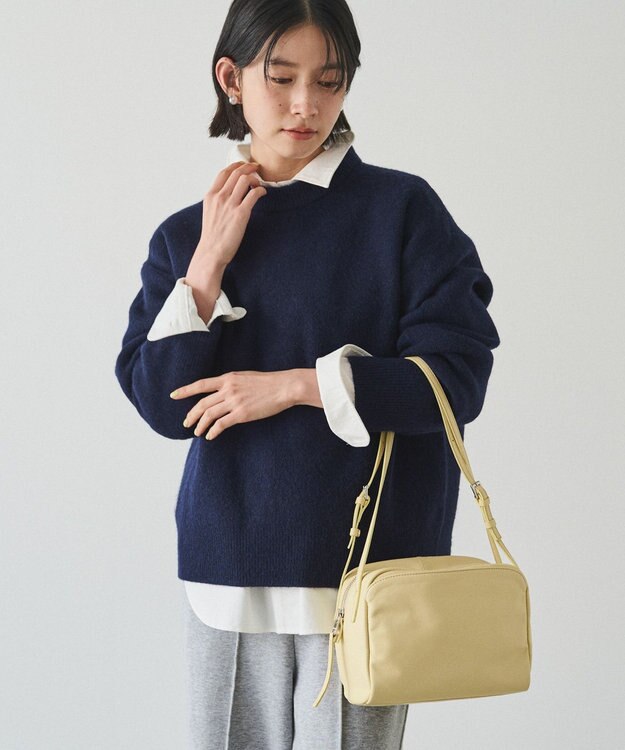 russet kuubo ボックストートバッグ(CE-1633) CreamYE