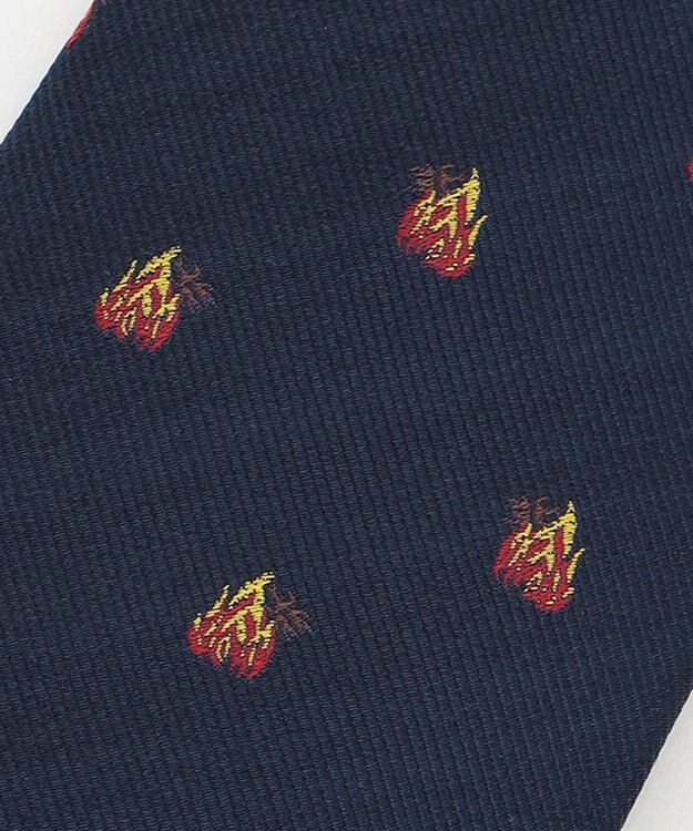 J.PRESS MEN 【J.PRESS JOKE TIE COLLECTION】飛んで火にいる夏の虫 ネイビー系8