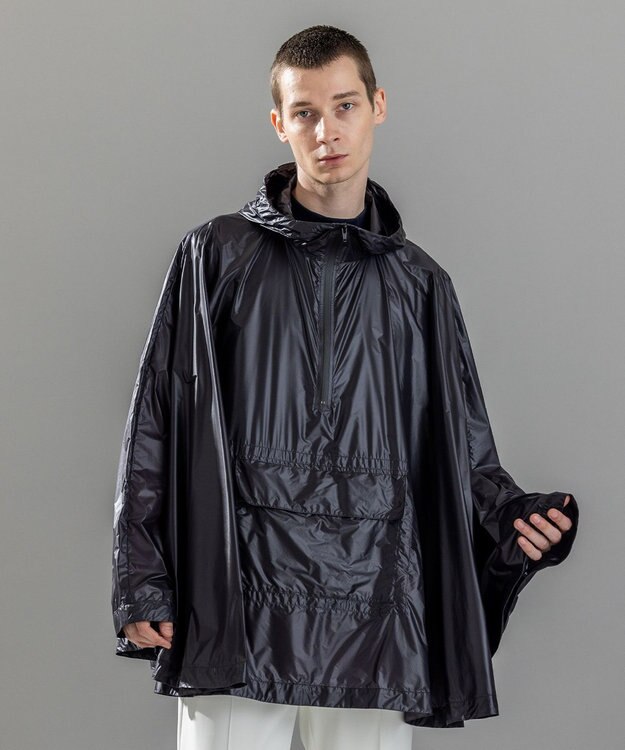 JOSEPH HOMME 新素材【撥水/超軽量/パッカブル仕様】ライトリップストップ ポンチョ ブラック系