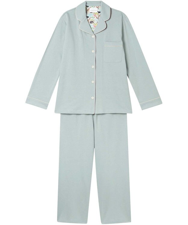 une nana cool 【綿100％】やわらかバズインレーパジャマ MADE WITH LIBERTY FABRIC BS