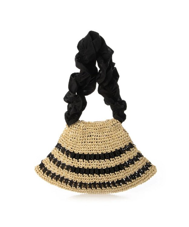 UNBILLION kakatoo トライアングルペーパークロッシェバッグ ブラック