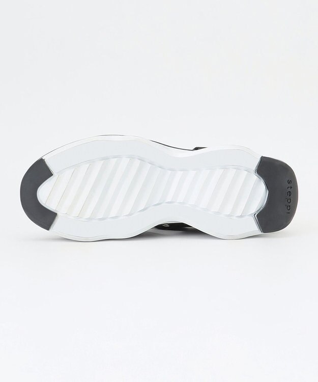 steppi 【洗える】プラットフォームサンダル ブラック×ホワイト