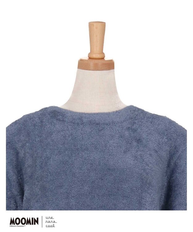 une nana cool 【ムーミン】MOOMIN × une nana ccol　なめらかふわふわワンピース KO