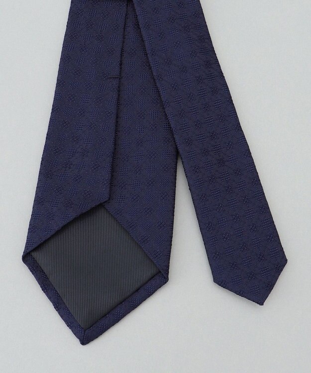 GOTAIRIKU 日本縫製/オリジナル柄【Fermo Fossati】ネクタイ_無地柄 ネイビー系8