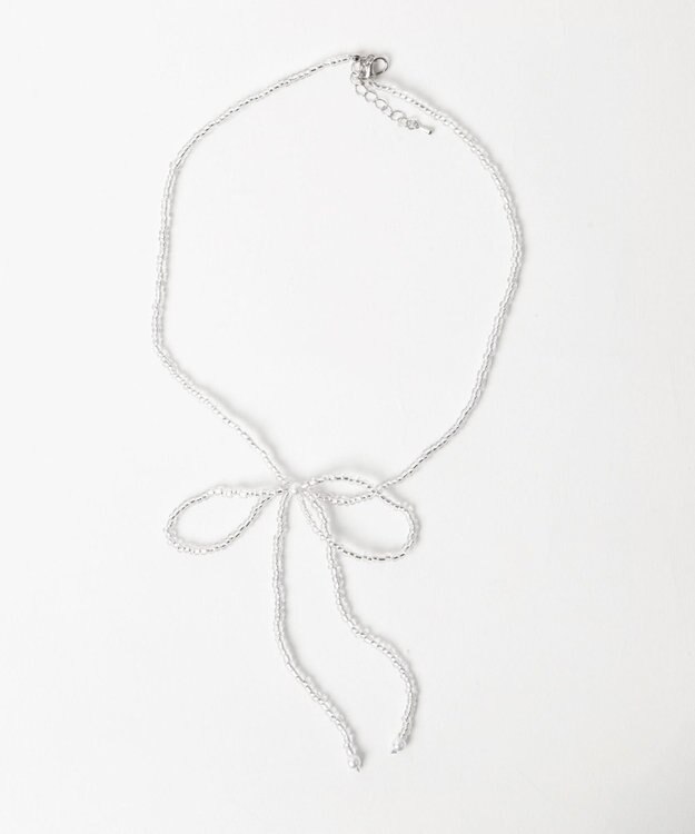 WEGO LビーズBIGリボンネックレス 柄1