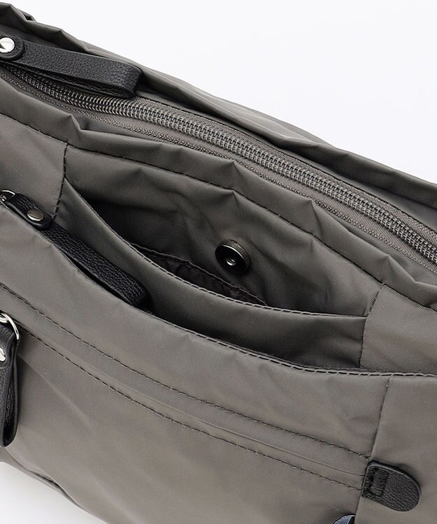 LA BAGAGERIE 【MONICA】ラウンドショルダーバッグ ダークグレー