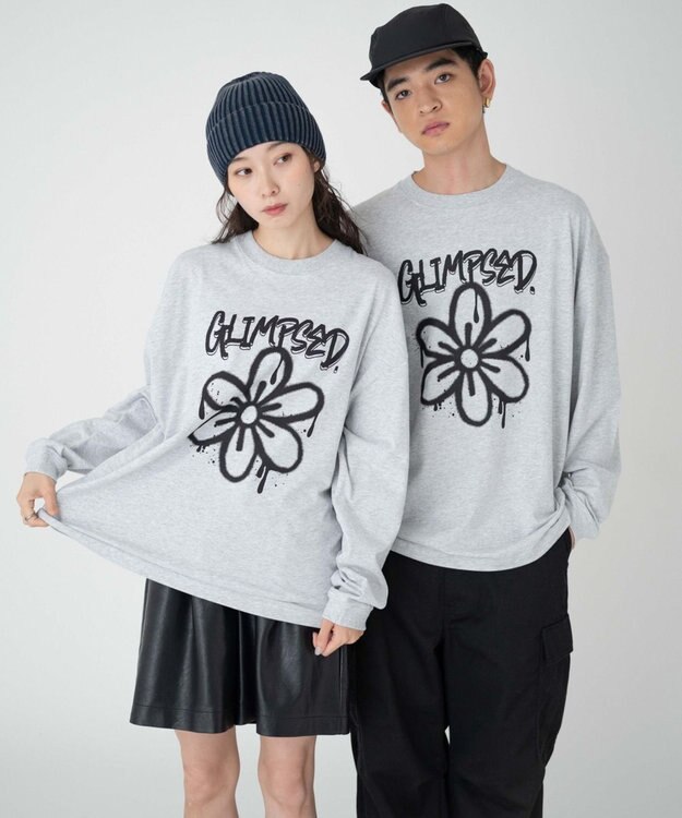 WEGO 【ユニセックス着用ITEM/MLサイズ展開】アソートグラフィックT（LS） 柄6