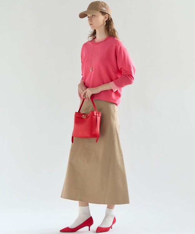 23区 【先行予約/VERY掲載】ベルテッド2WAY ハンドバッグ レッド系