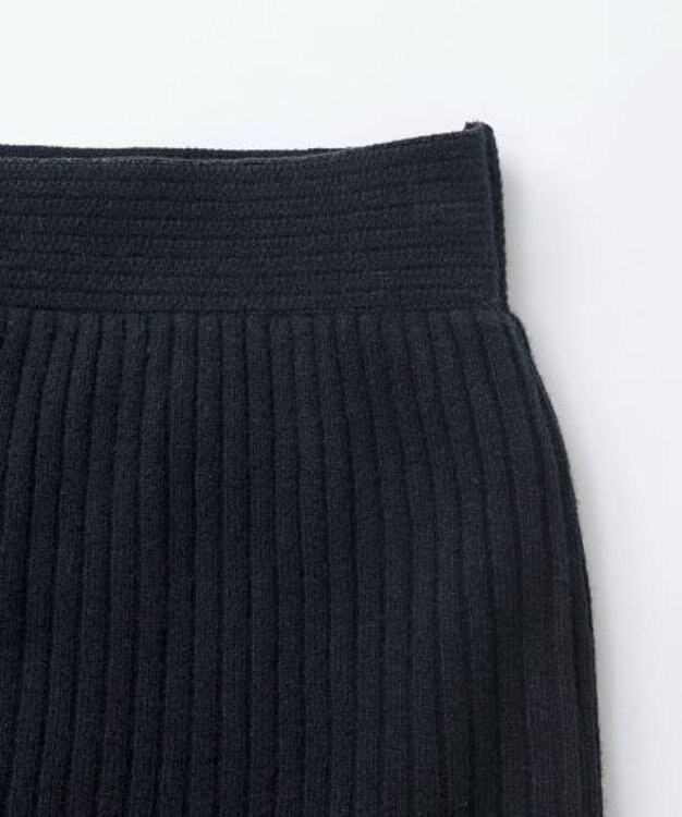 TRICOTE PLAIN RIB MULTI SKIRT／無地リブMULTI SKIRT 99BLACK