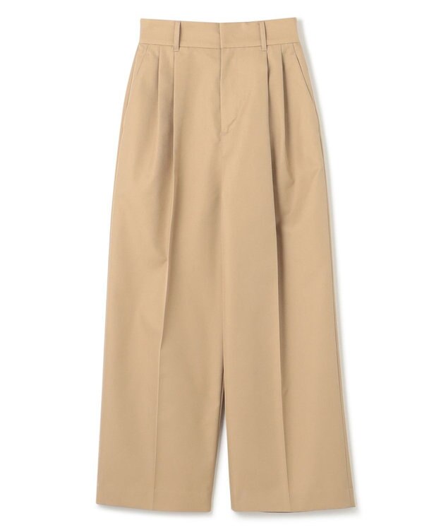 uncrave 【撥水・花粉防止・洗濯機洗い可】クリアツイル ワイドパンツ（uncrave STANDARD） ベージュ