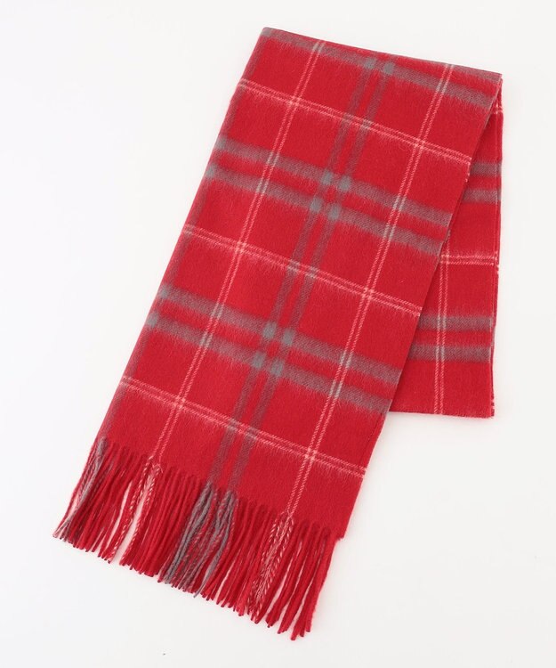 ANY ウールマフラー レッドチェック